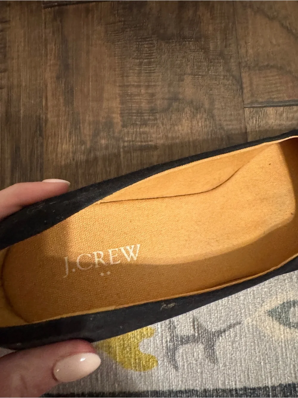 J. Crew Black Espadrille Wedge Pumps